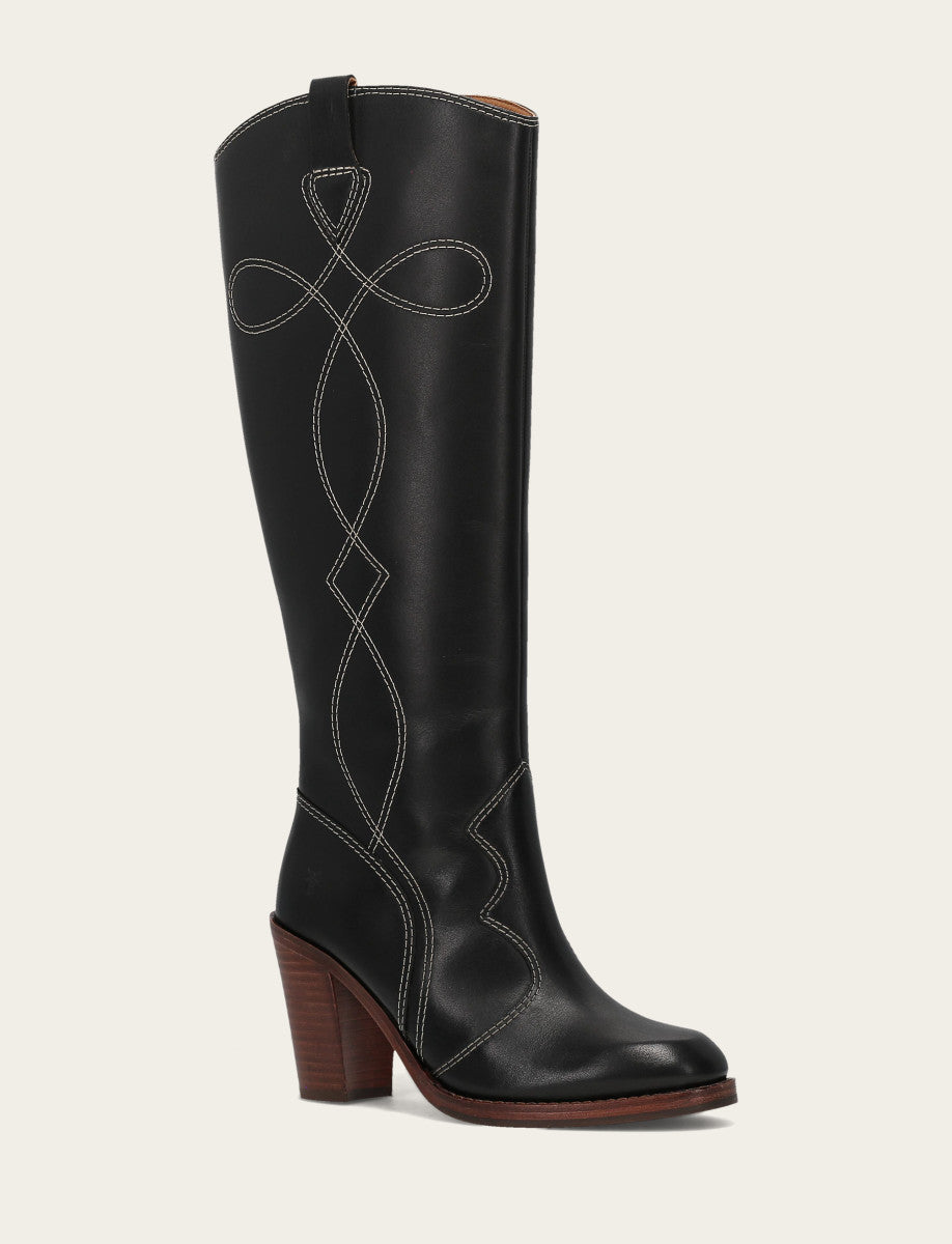 Corinne Tall Deco Stitch - Black - Hero