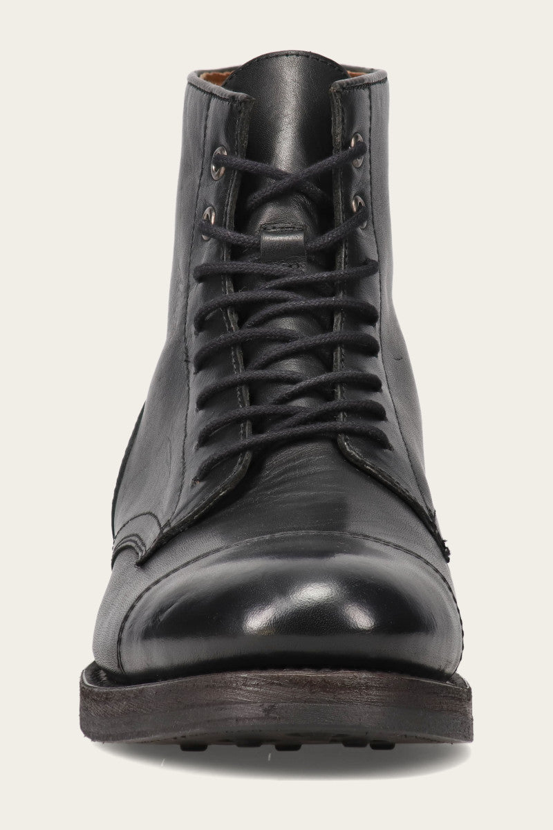 Dylan Lace Up - Black - Front