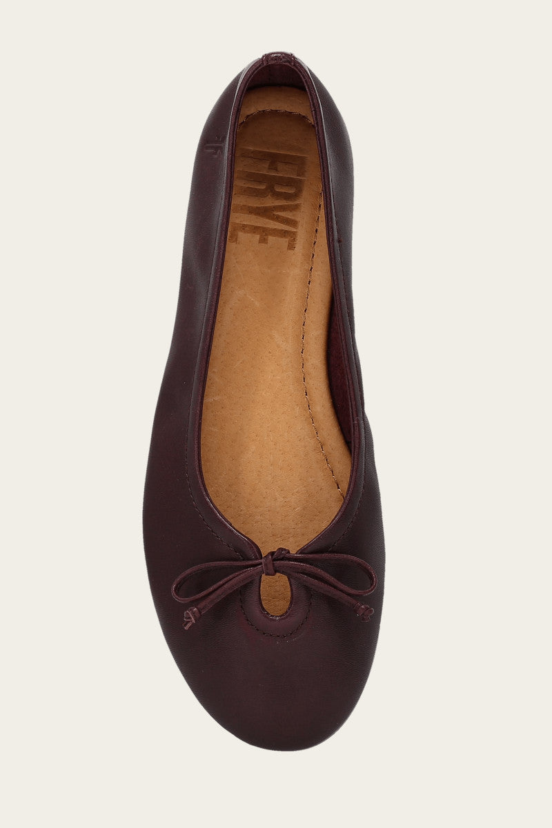 Emma Ballet - Cherry Lacquer - Top Down