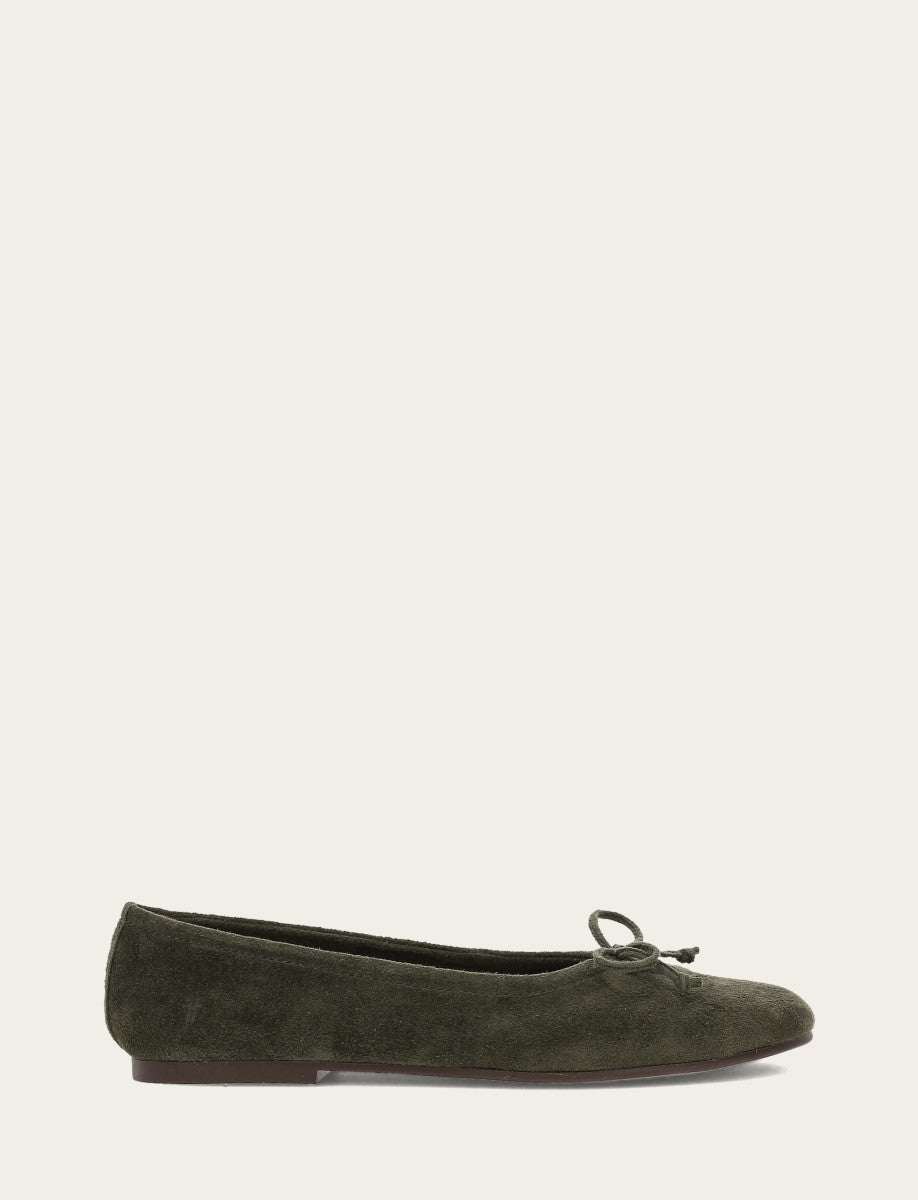 Emma Ballet - Dark Olive - Outside