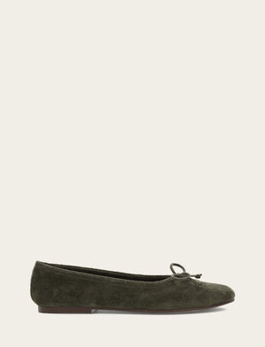 Emma Ballet - Dark Olive - Outside