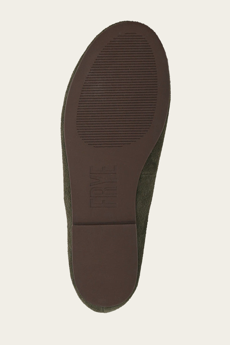 Emma Elastic Mary Jane - Dark Olive - Sole