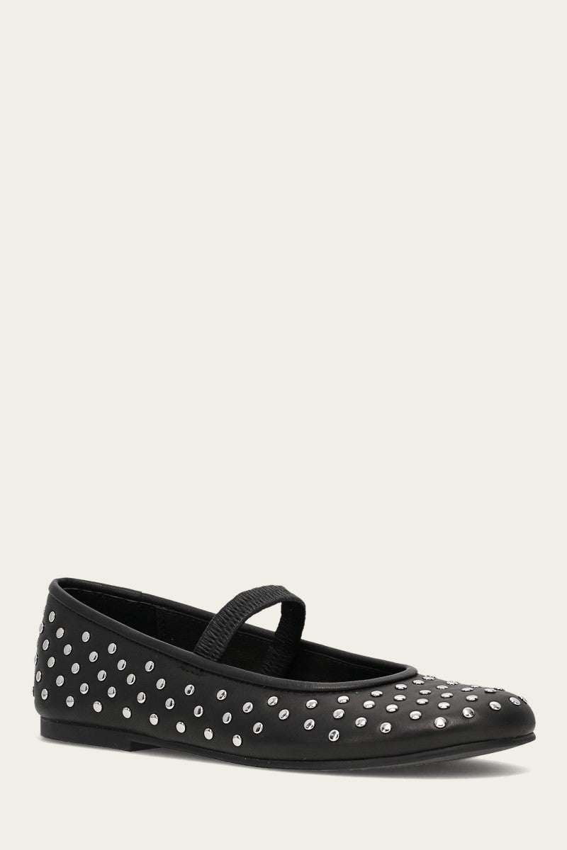 Emma Studded Mary Jane - Black - Hero