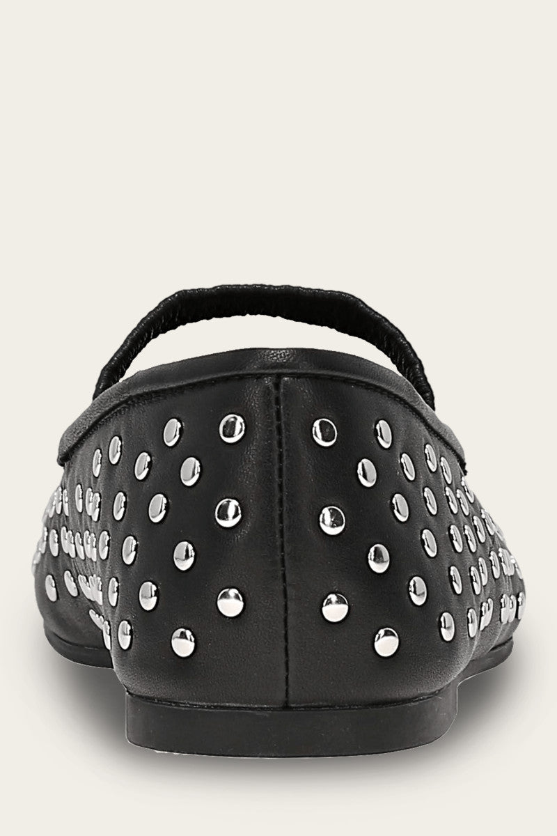 Emma Studded Mary Jane - Black - Back