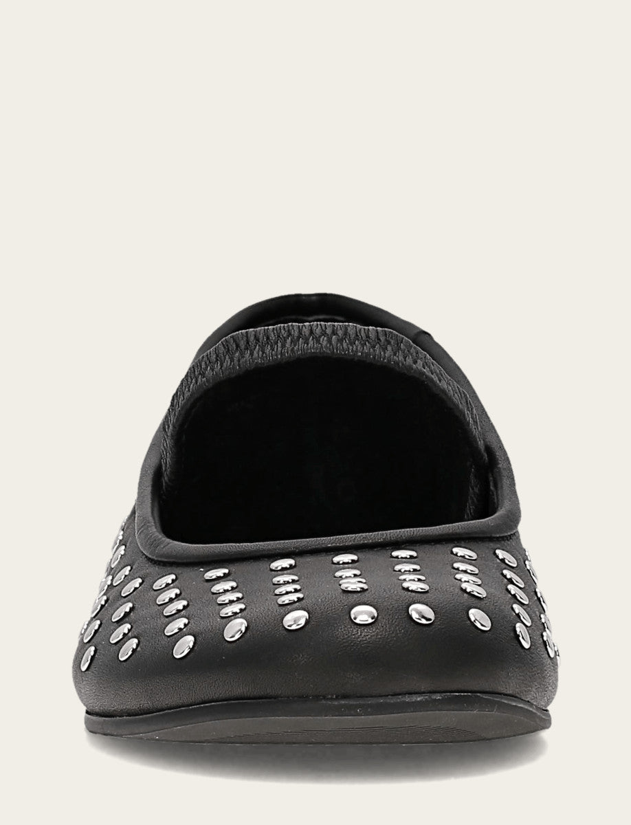 Emma Studded Mary Jane - Black - Front