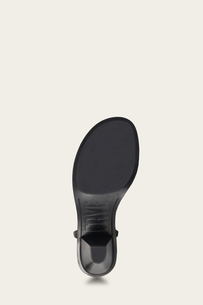Estelle Ankle Tie - Black - Sole