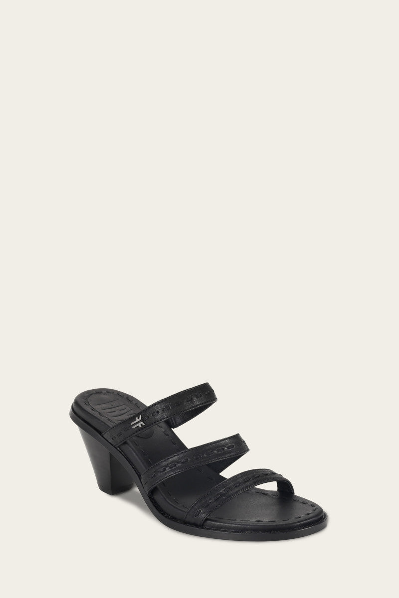 Estelle Strappy Slide - Black - Hero