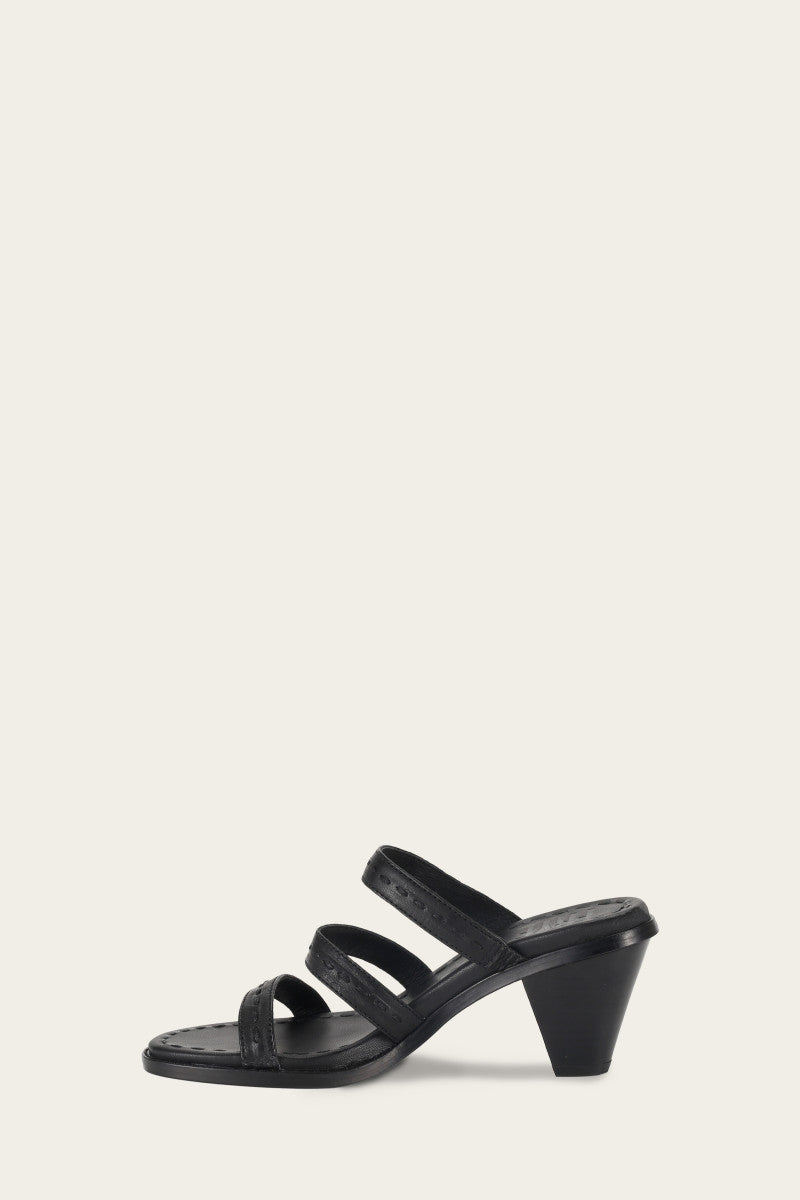 Estelle Strappy Slide - Black - Inside