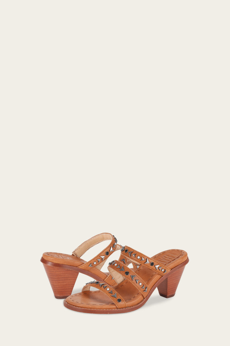 Estelle Studded Slide - Tan - Pair
