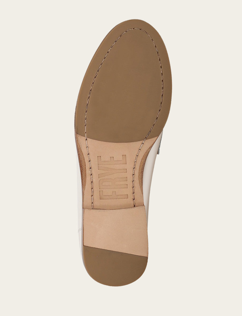 Faith Loafer - White - Sole