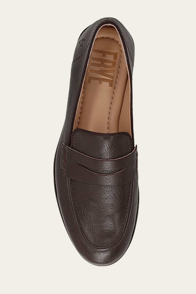 Faith Loafer - Dark Brown - Top Down