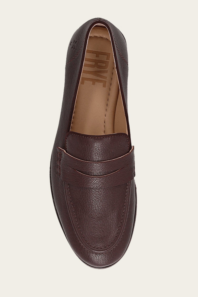Faith Loafer - Cherry Lacquer - Top Down