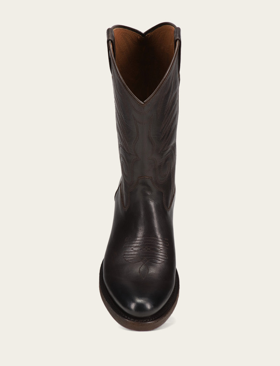 Grady Vintage Stitch - Chocolate - Top Down