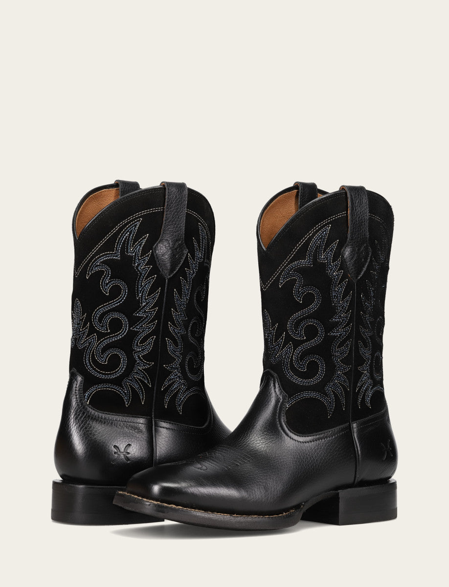 Hauser Deco Stitch - Black/Black - Pair