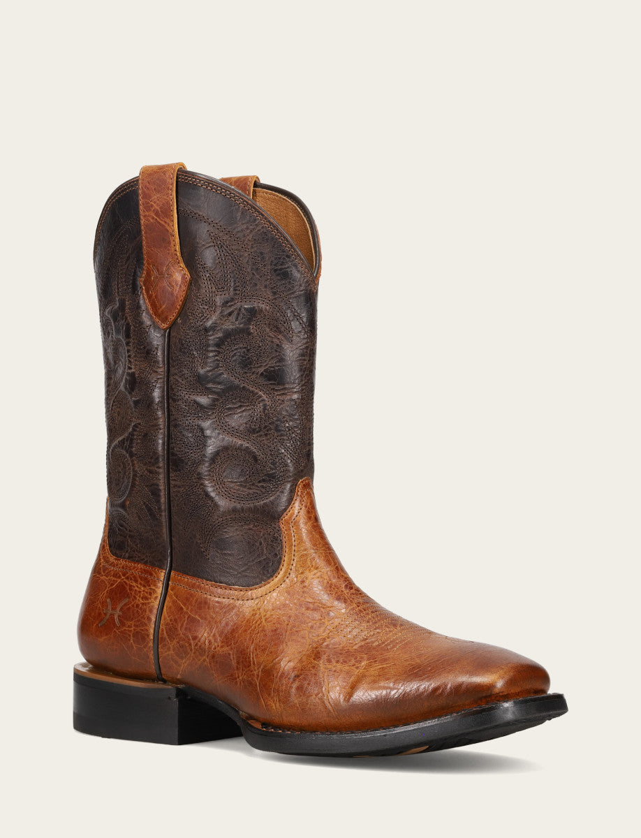 Hauser Deco Stitch - Saddle/Dark Brown - Hero