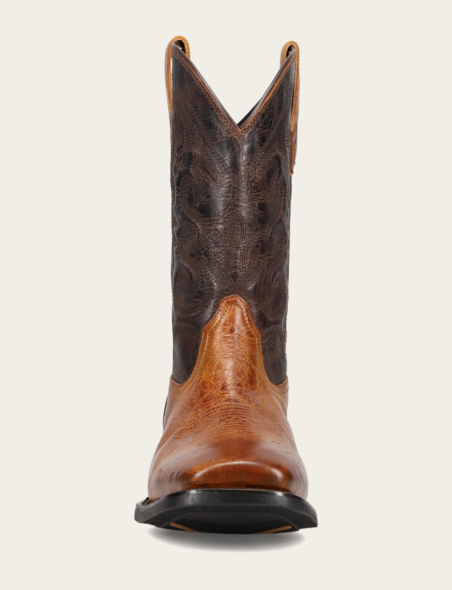 Hauser Deco Stitch - Saddle/Dark Brown - Front