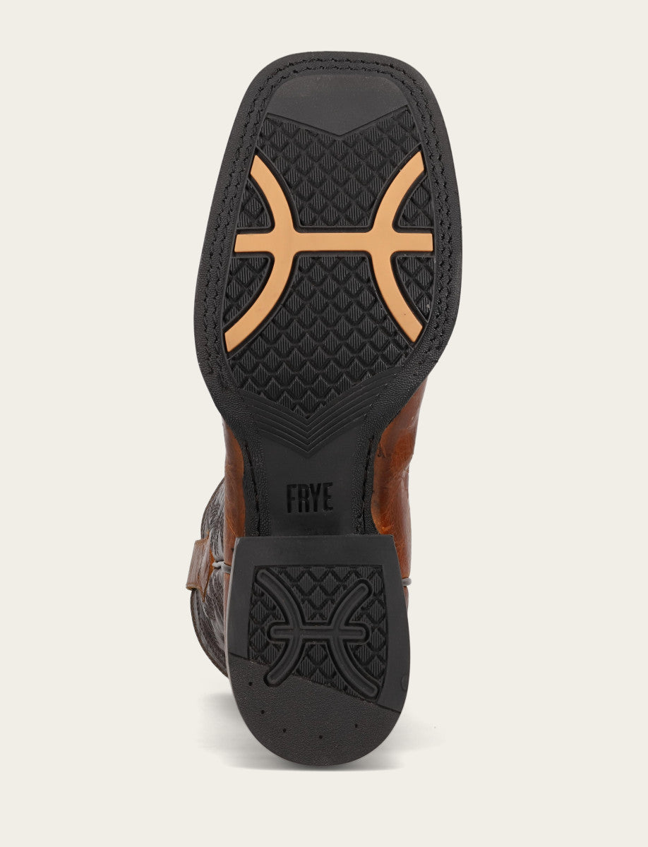 Hauser Deco Stitch - Saddle/Dark Brown - Sole