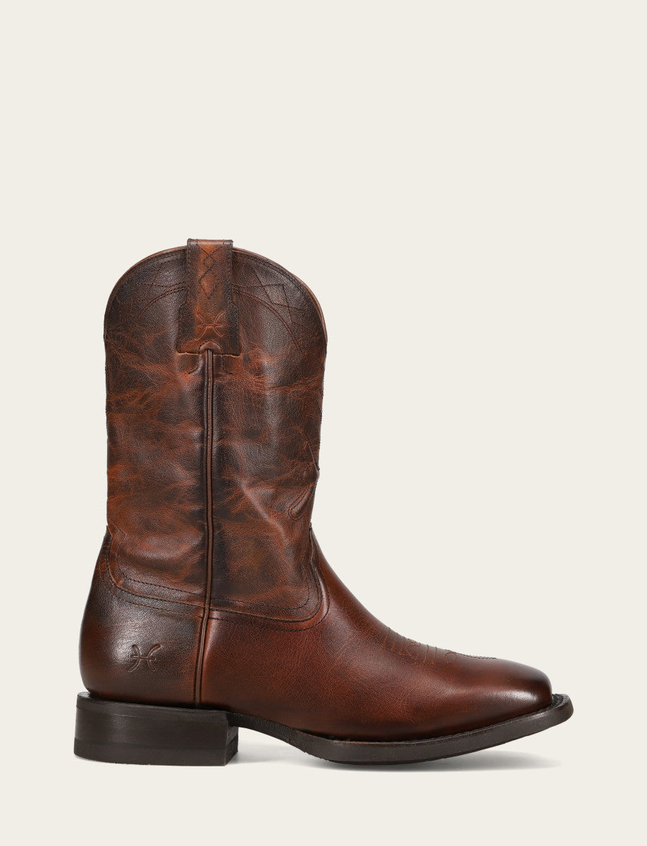 Hauser Logo Stitch - Tobacco - Outside