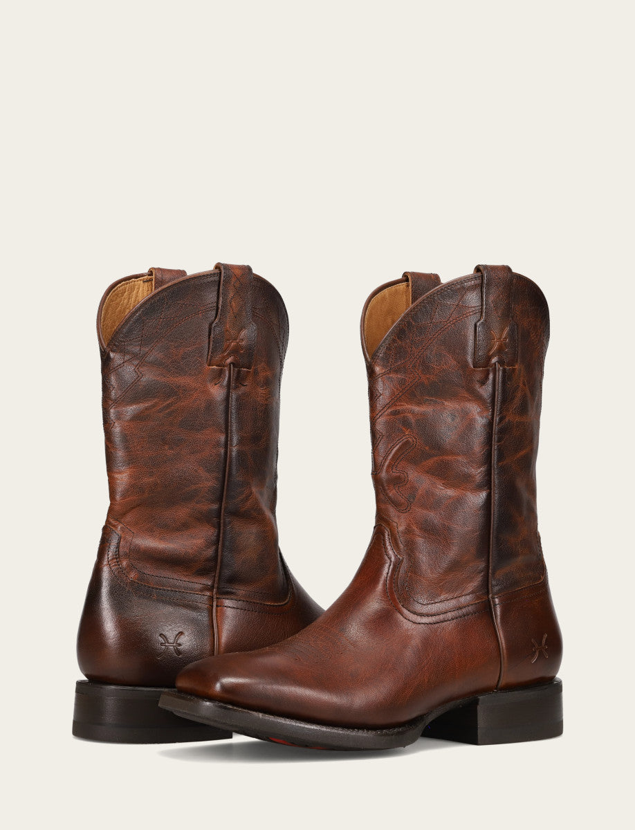 Hauser Logo Stitch - Tobacco - Pair