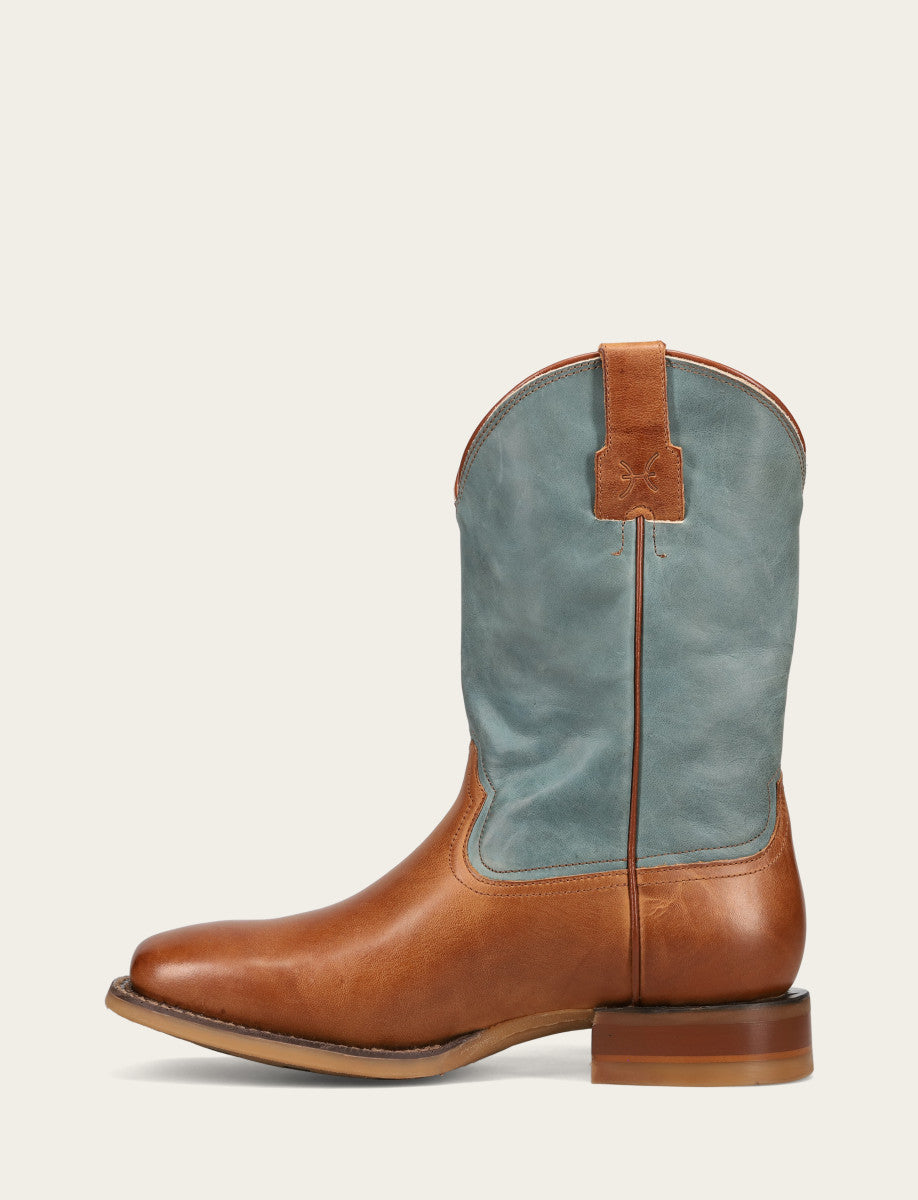 Hauser Roper - Tan/Faded Denim - Inside
