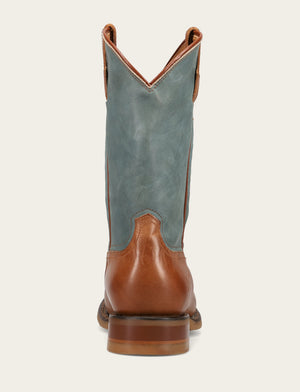 Hauser Roper - Tan/Faded Denim - Back