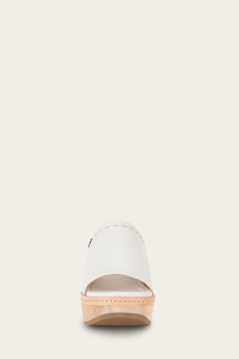 Hazel Slide - White - Front