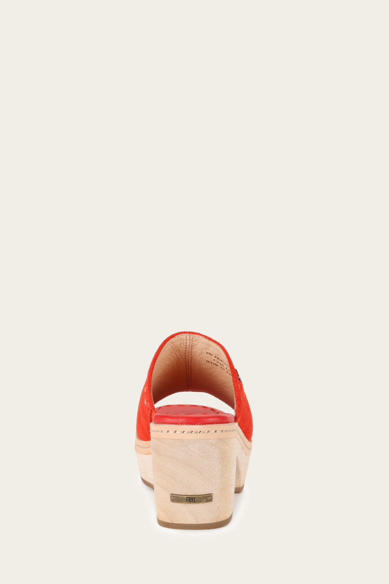 Hazel Slide - Red - Back
