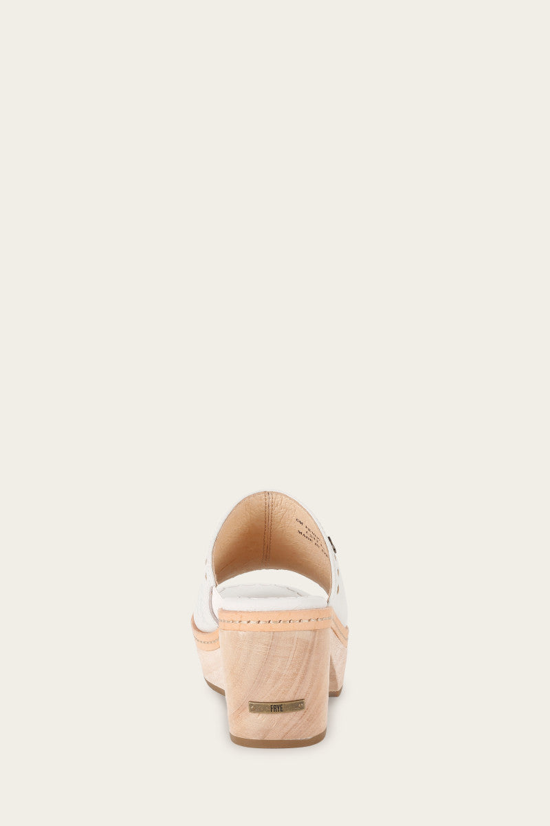Hazel Slide - White - Back