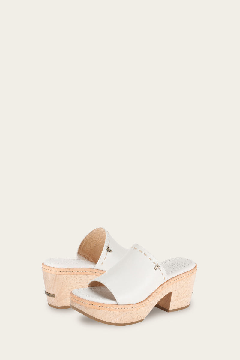 Hazel Slide - White - Pair