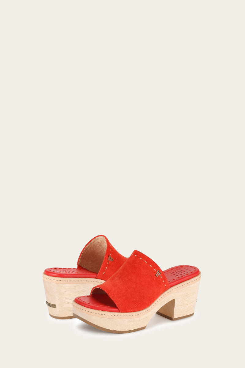 Hazel Slide - Red - Pair