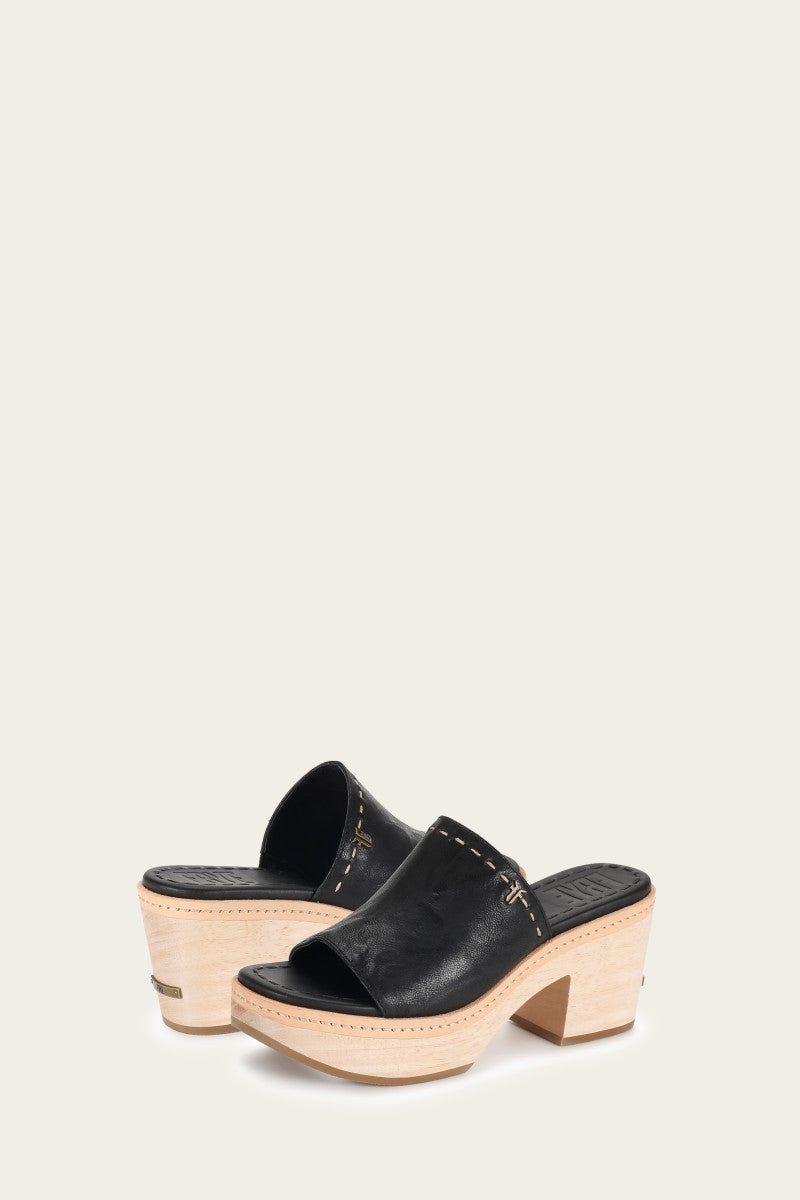 Hazel Slide - Black - Pair