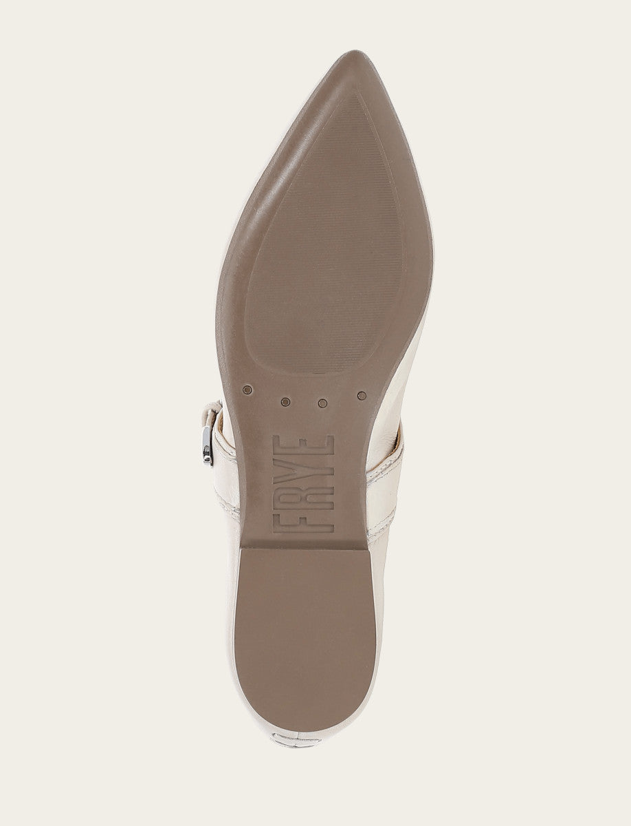 Heather Buckle Mary Jane - Ivory - Sole