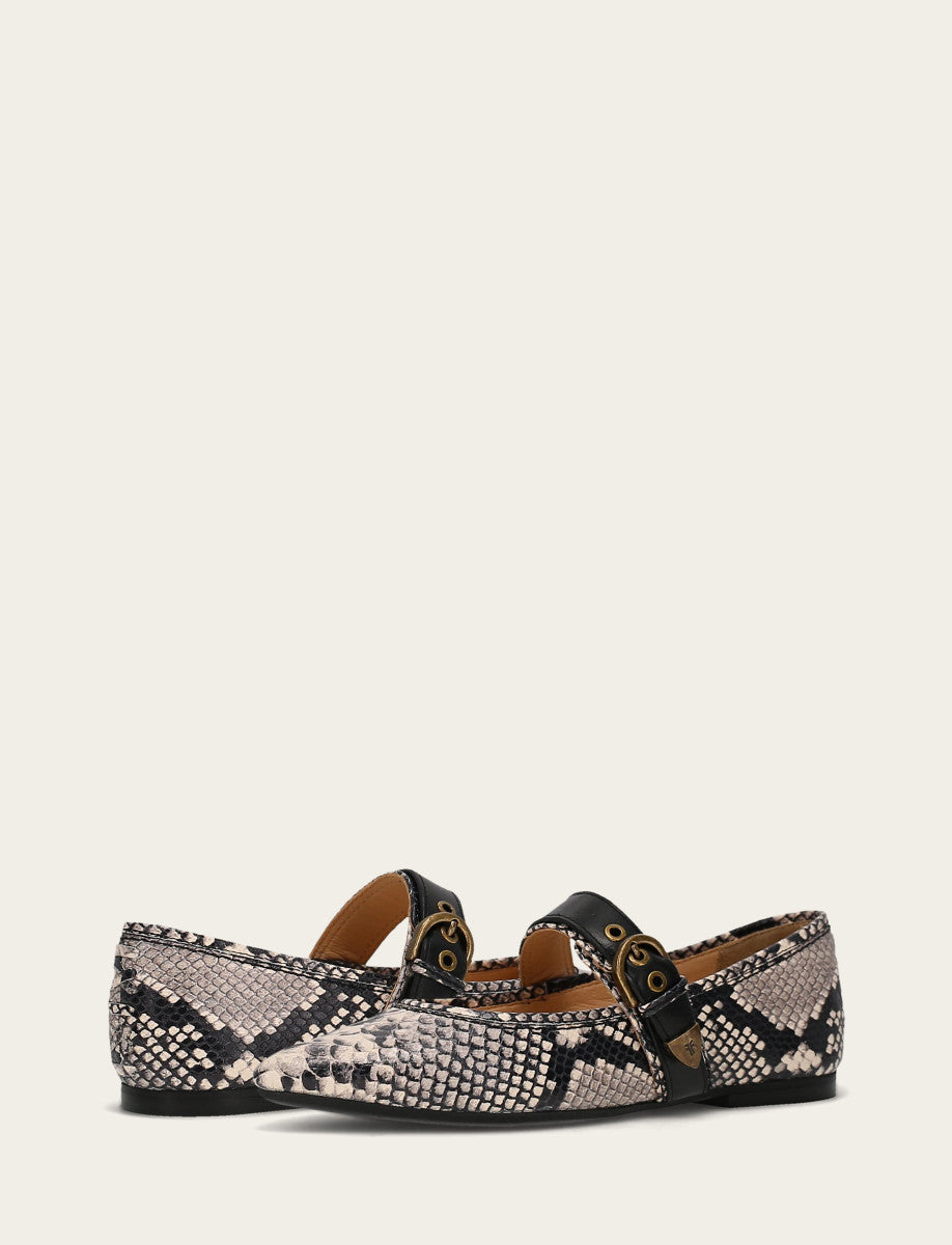 Heather Buckle Mary Jane - Ecmu - Pair