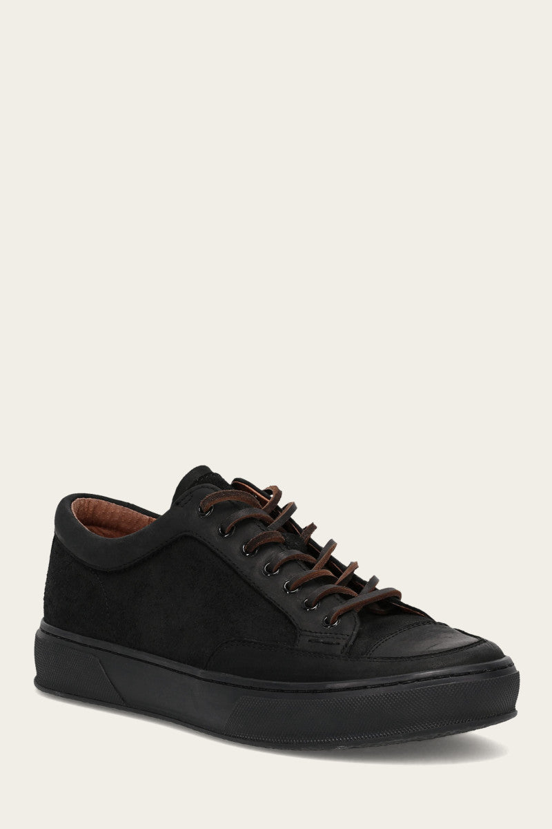 Hoyt Low Lace - Black Suede - Hero