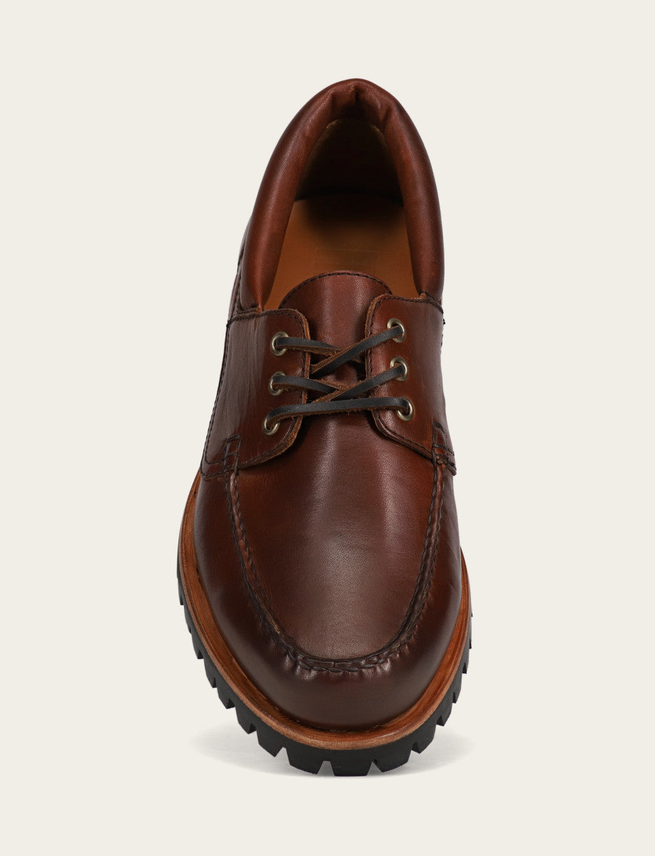 Hudson Campmoc Lug - Cognac - Top Down