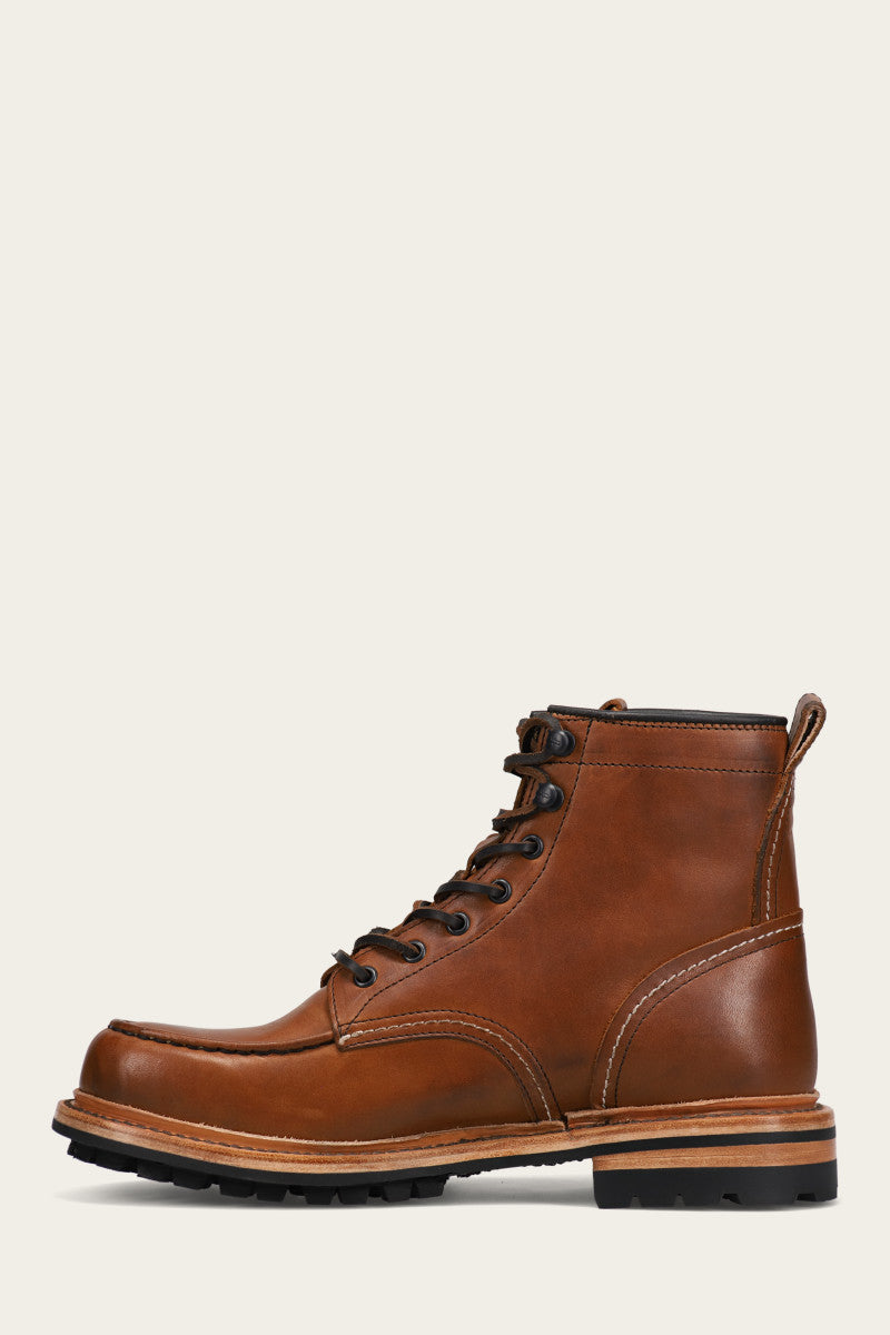 Hudson Workboot Lug - Caramel - Inside