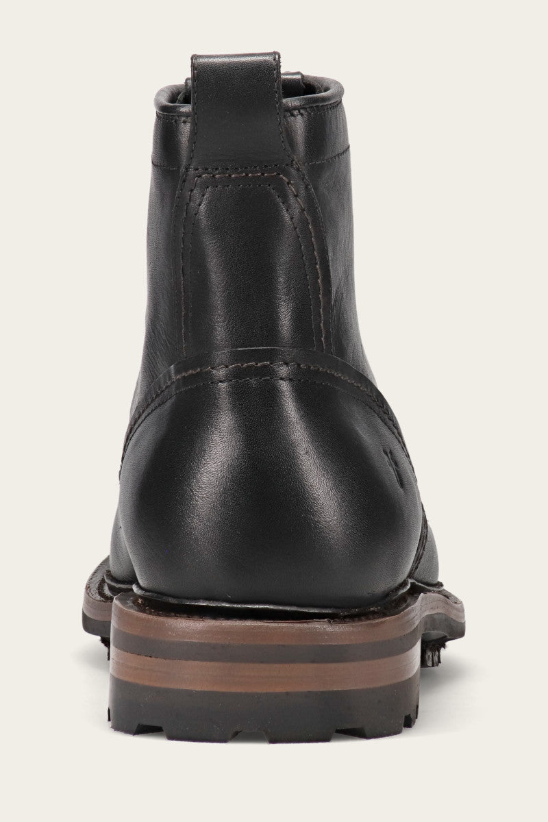 Hudson Workboot Lug - Black - Back