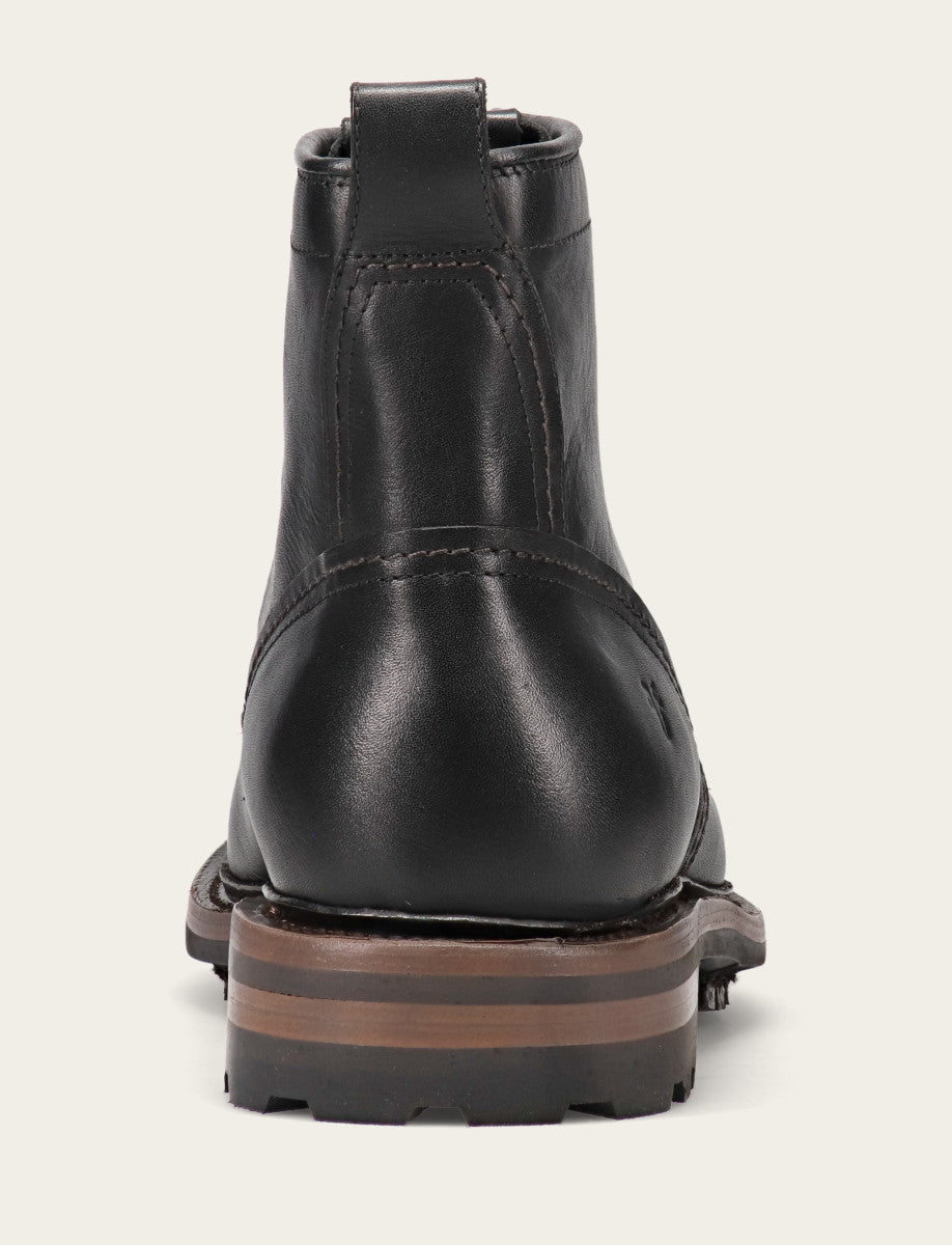 Hudson Workboot Lug - Black - Back