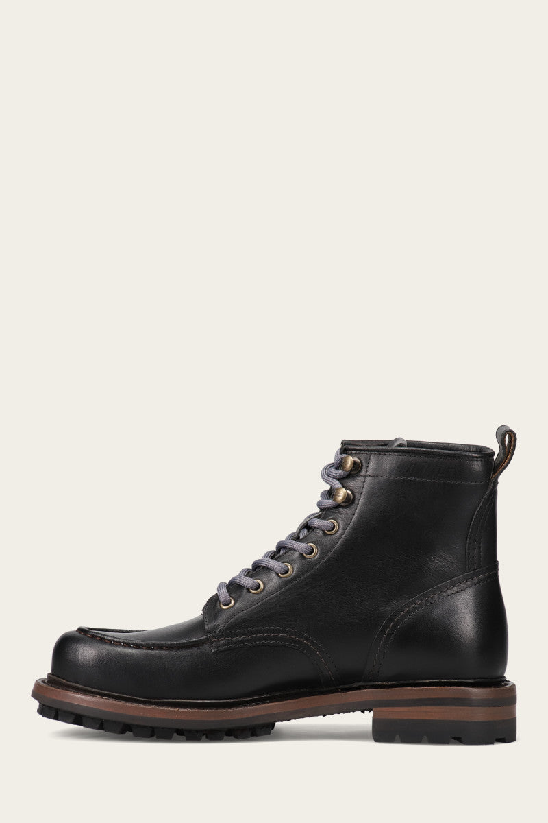 Hudson Workboot Lug - Black - Inside