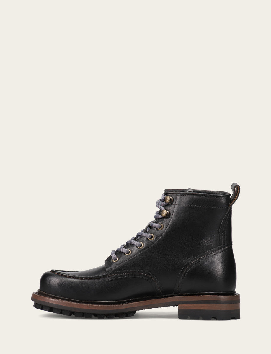 Hudson Workboot Lug - Black - Inside