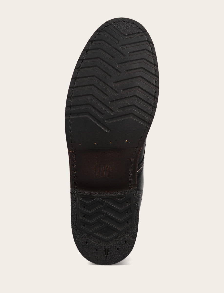 Hudson Workboot Plain Toe - Black - Sole