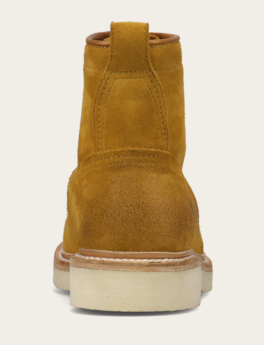 Hudson Workboot Wedge - Golden Rod - Back