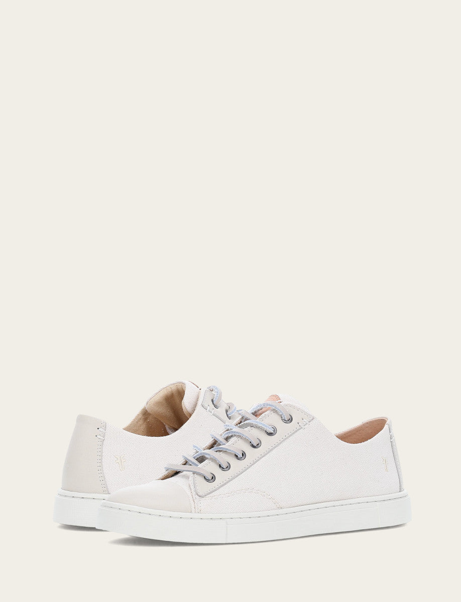 Ivy Canvas Low Lace - Ivory - Pair