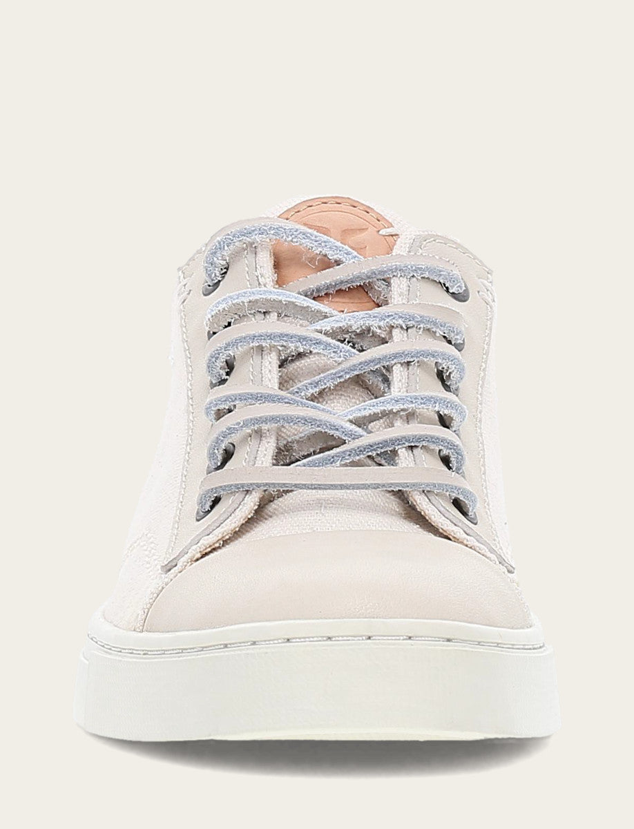 Ivy Canvas Low Lace - Ivory - Front