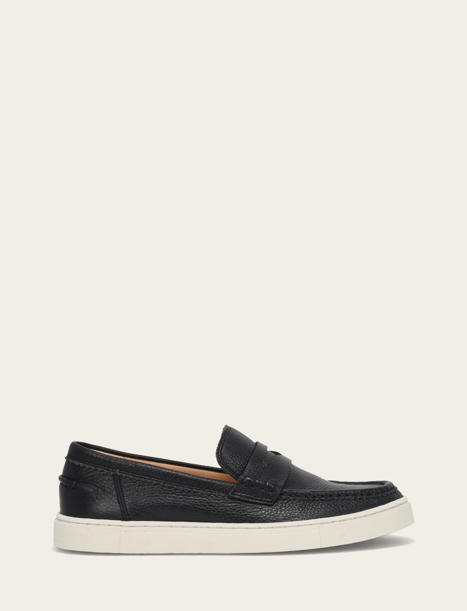 Ivy Loafer - Black - Outside