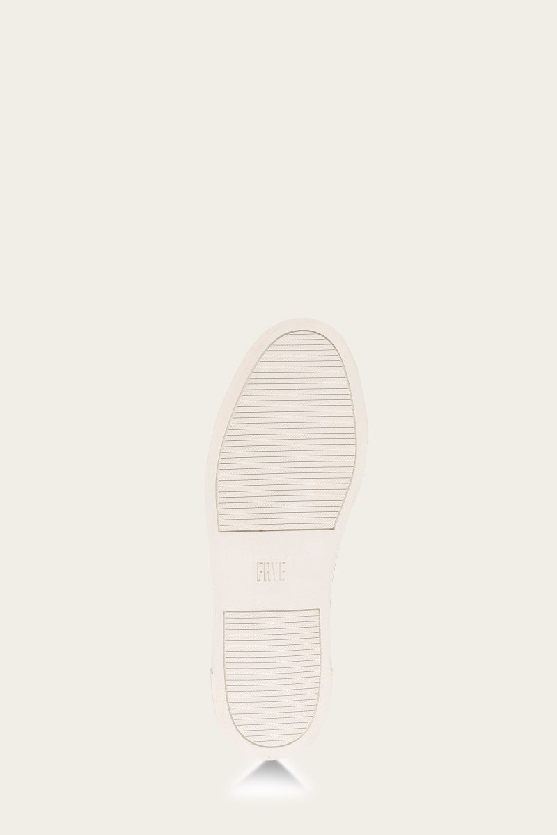 Ivy Studded Low Lace - White - Sole