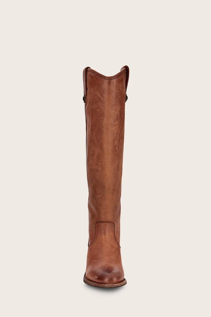 Jackie Button - Cognac - Front
