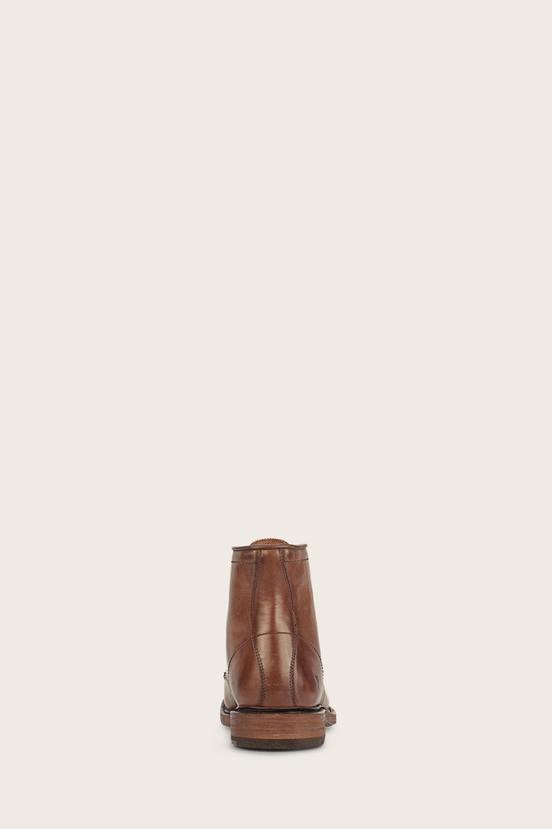 James Lace Up - Dark Brown - Back