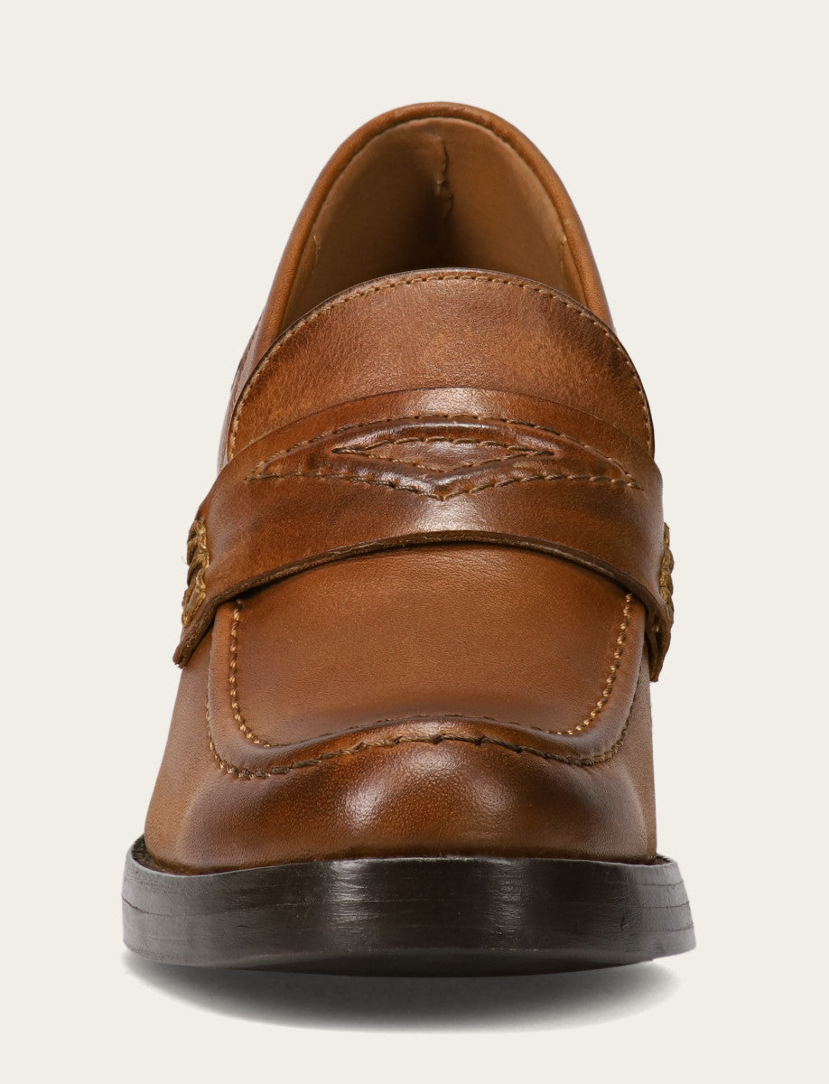 Jean Loafer - Caramel - Front