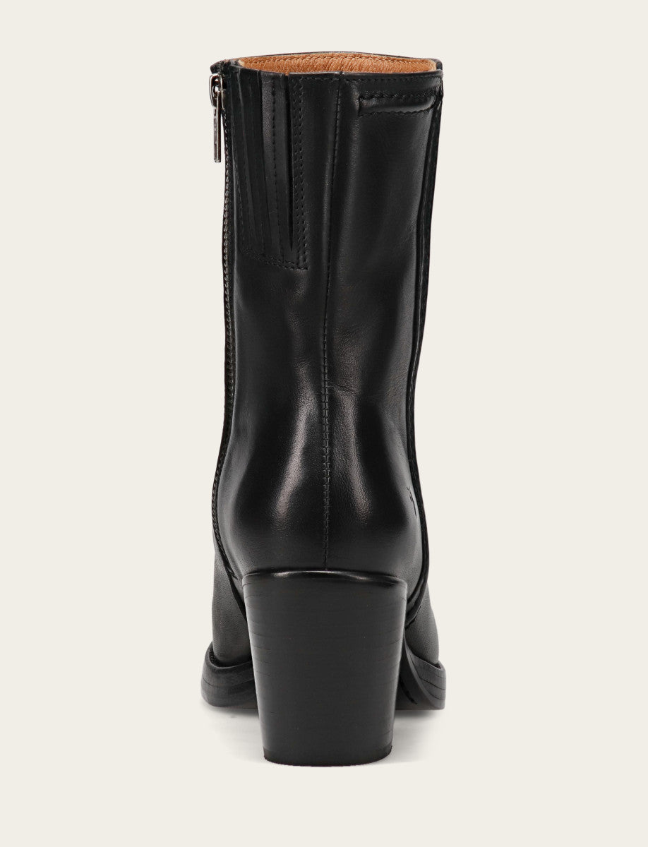 Jean Short Inside Zip - Black - Back